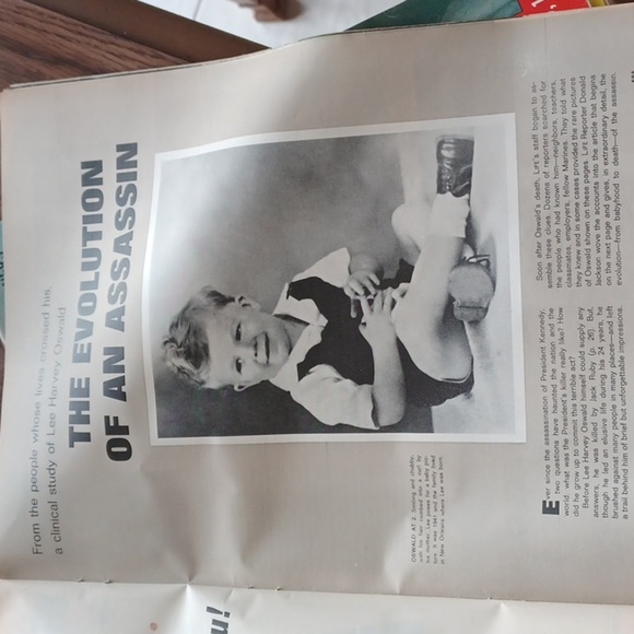 Vintage Life Magazine Kennedy's Assassin February 21 1964 - Picture 2 of 3